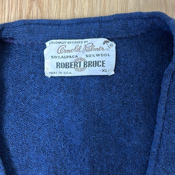 Vintage Arnold Palmer Robert Bruce Cardigan - Picture 2 of 5